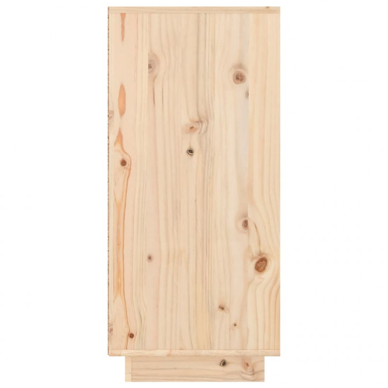 Szafka, 110x34x75 cm, lite drewno sosnowe