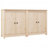 Szafki, 2 szt., 70x35x80 cm, lite drewno sosnowe