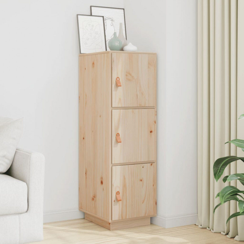 Szafka, 34x40x108,5 cm, lite drewno sosnowe