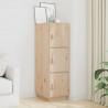 Szafka, 34x40x108,5 cm, lite drewno sosnowe