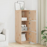Szafka, 34x40x108,5 cm, lite drewno sosnowe