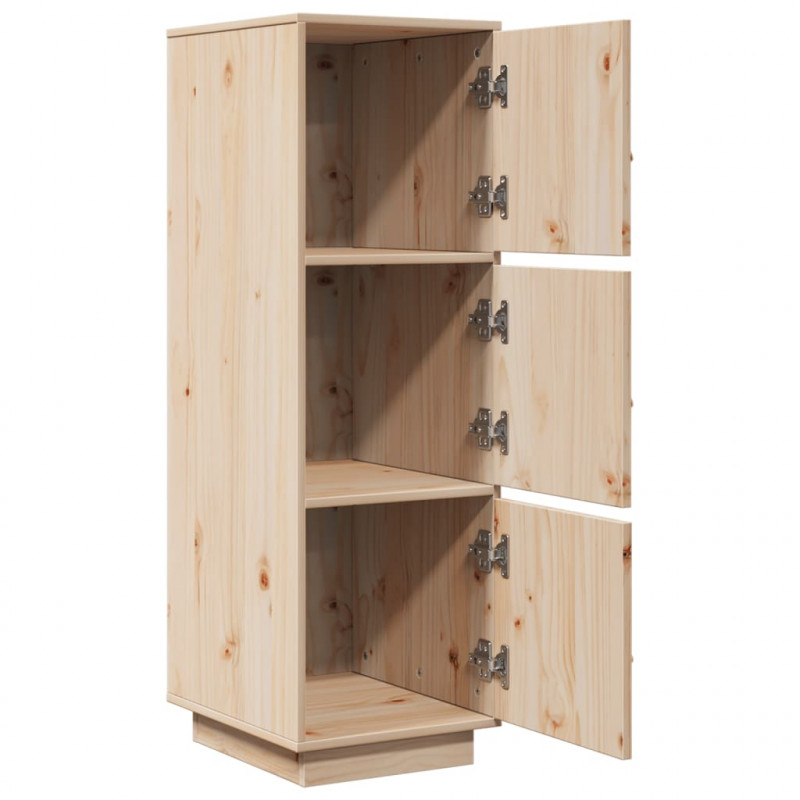 Szafka, 34x40x108,5 cm, lite drewno sosnowe
