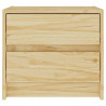 Szafka nocna, 40x30,5x35,5 cm, lite drewno sosnowe