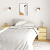 Szafki nocne, 2 szt., 40x29,5x64 cm, lite drewno sosnowe