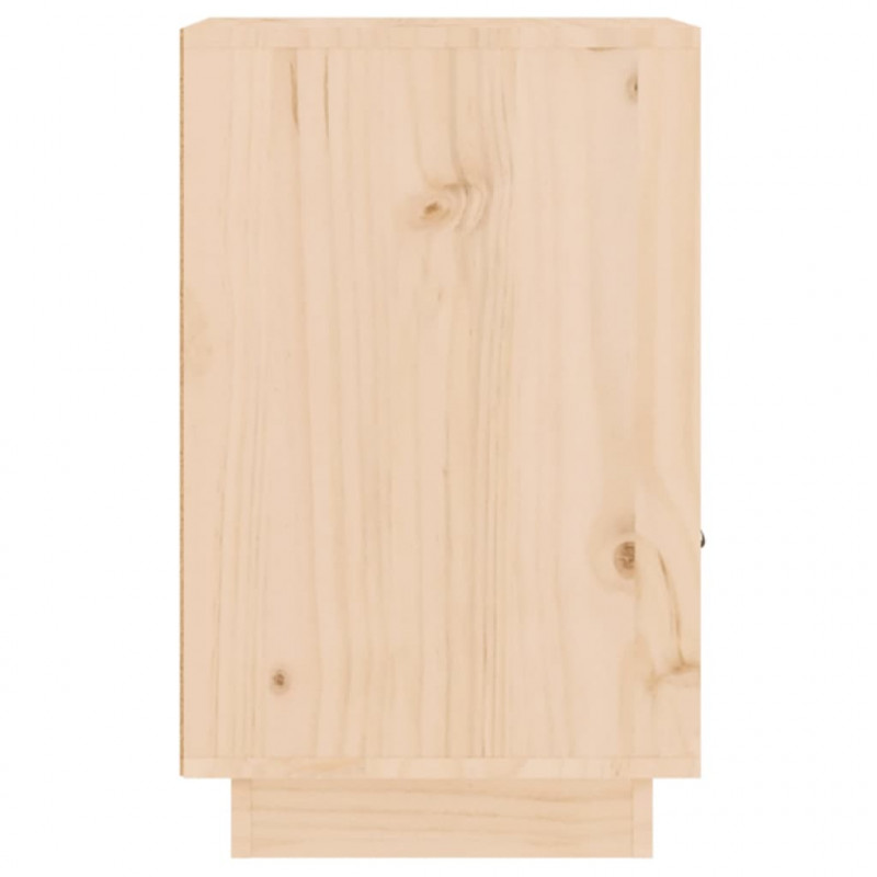Szafki nocne, 2 szt., 40x34x55 cm, lite drewno sosnowe