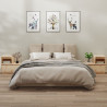 Szafki nocne, 2 szt., 60x34x51 cm, lite drewno sosnowe