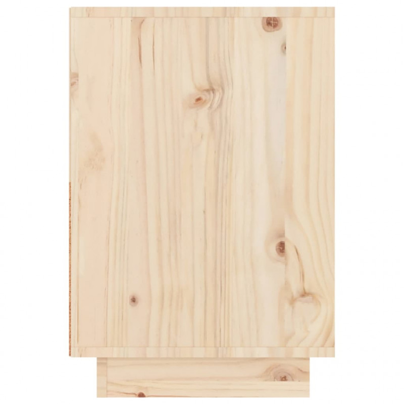 Szafki nocne, 2 szt., 60x34x51 cm, lite drewno sosnowe