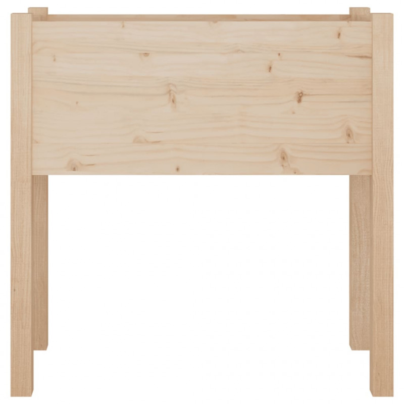 Donice ogrodowe, 2 szt., 70x31x70 cm, lite drewno sosnowe
