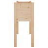Donice ogrodowe, 2 szt., 70x31x70 cm, lite drewno sosnowe