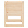 Donice, 2 szt., 40x40x52,5 cm, lite drewno sosnowe