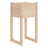 Donica, 40x40x81 cm, lite drewno sosnowe