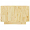 Stolik kawowy, 50x50x33,5 cm, lite drewno sosnowe