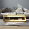 Stolik kawowy, 110x50x33,5 cm, lite drewno sosnowe