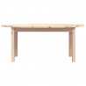 Stolik kawowy, 110x55x45 cm, lite drewno sosnowe
