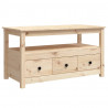 Stolik kawowy, 102x49x55 cm, lite drewno sosnowe