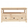Stolik kawowy, 102x49x55 cm, lite drewno sosnowe