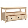 Stolik kawowy, 102x49x55 cm, lite drewno sosnowe