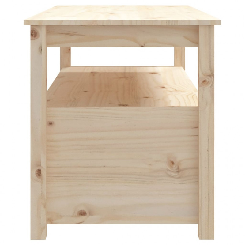 Stolik kawowy, 102x49x55 cm, lite drewno sosnowe