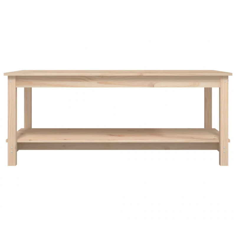 Stolik kawowy, 110x55x45 cm, lite drewno sosnowe