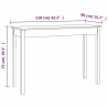 Stolik konsolowy, 110x40x75 cm, lite drewno sosnowe