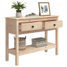 Stolik konsolowy, 100x35x75 cm, lite drewno sosnowe