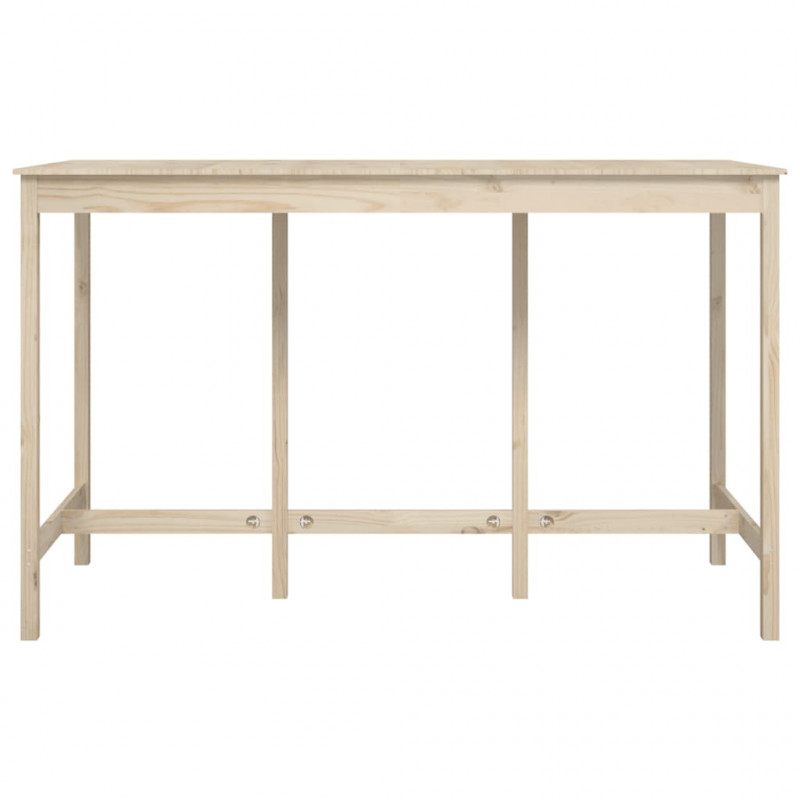 Stolik barowy, 180x80x110 cm, lite drewno sosnowe