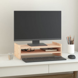 Podstawka na monitor, 50x27x15 cm, lite drewno sosnowe