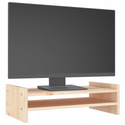 Podstawka na monitor, 50x27x15 cm, lite drewno sosnowe