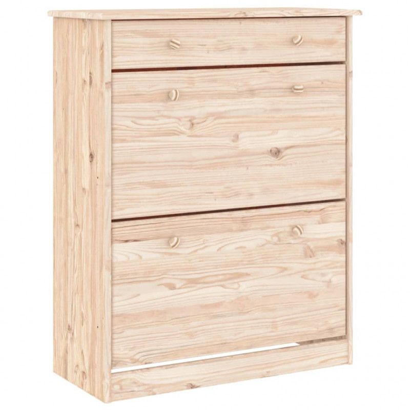 Szafka na buty ALTA, 77x35x96 cm, drewno sosnowe