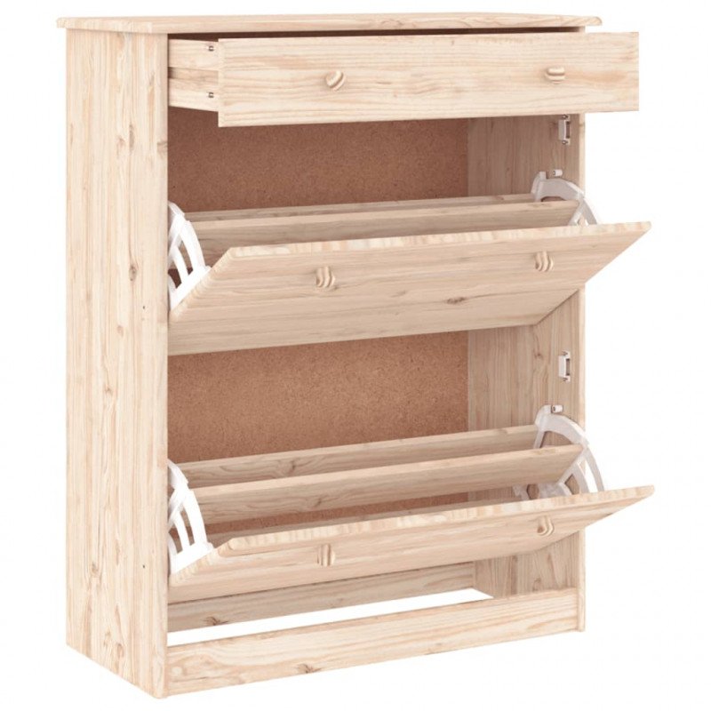 Szafka na buty ALTA, 77x35x96 cm, drewno sosnowe