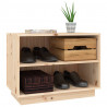 Szafka na buty, 60x34x45 cm, lite drewno sosnowe