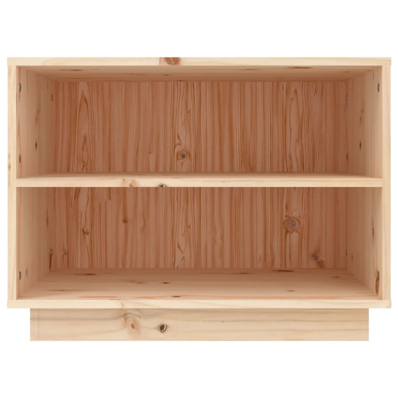 Szafka na buty, 60x34x45 cm, lite drewno sosnowe