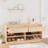 Szafka na buty, 110x34x52 cm, lite drewno sosnowe