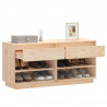 Szafka na buty, 110x34x52 cm, lite drewno sosnowe