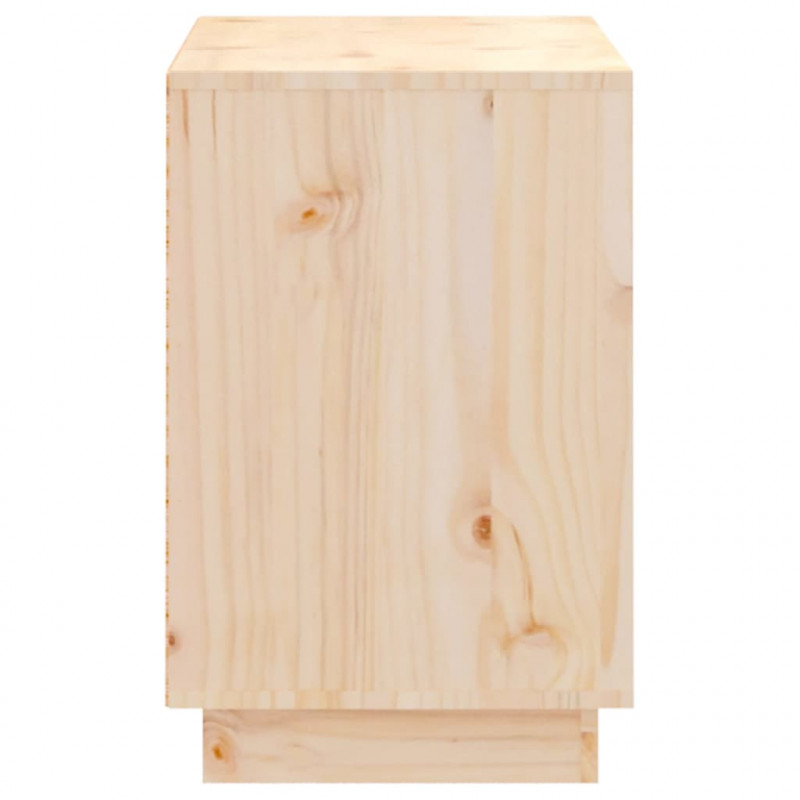 Szafka na buty, 110x34x52 cm, lite drewno sosnowe