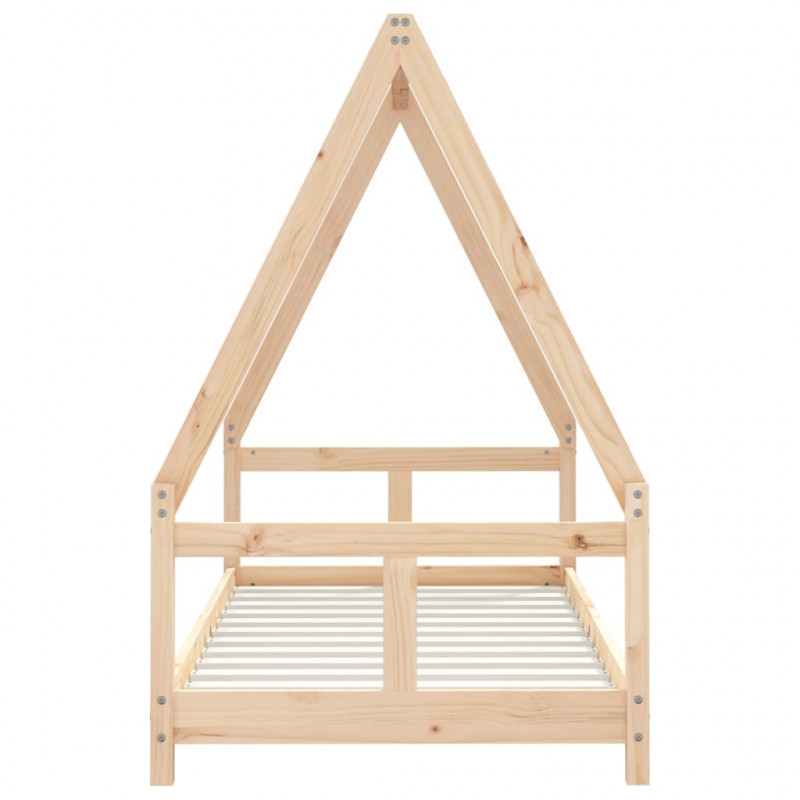 Rama łóżka dziecięcego, 80x160 cm, drewno sosnowe