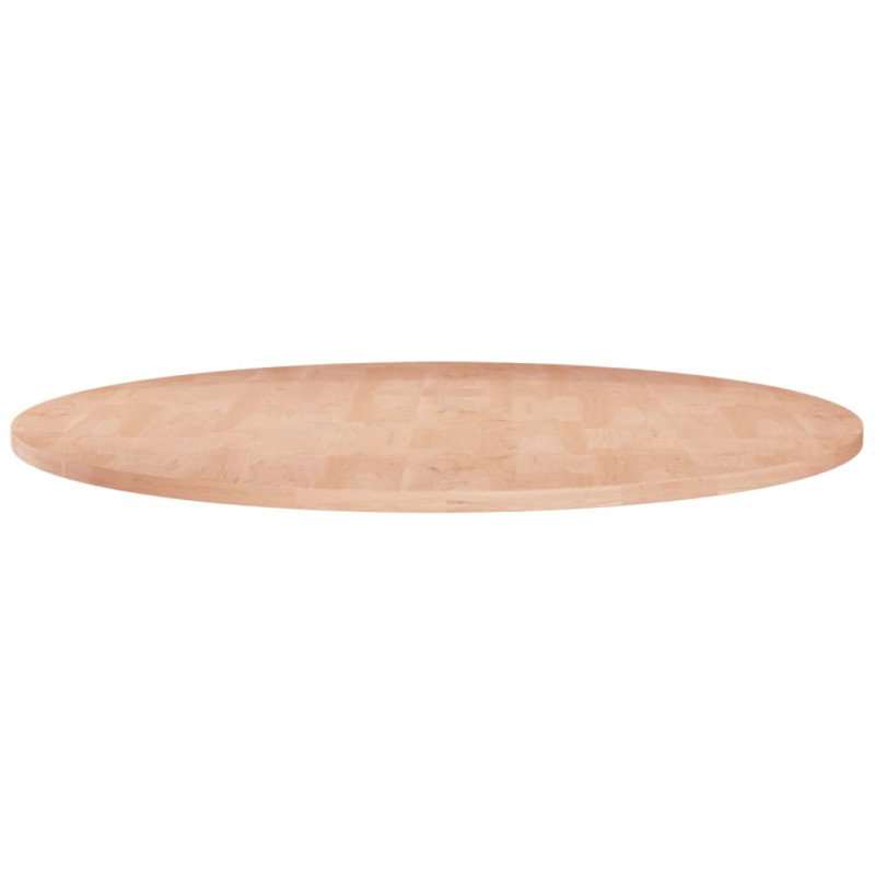 Okrągły blat do stolika, Ø70x1,5 cm, surowe drewno dębowe