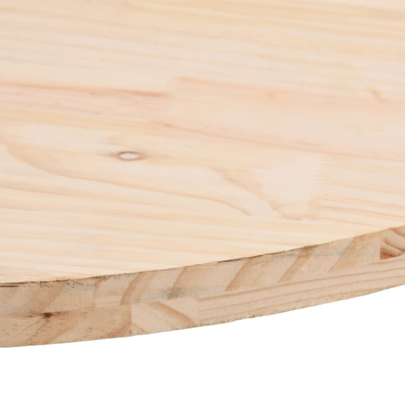 Blat stołu, 110x55x2,5 cm, lite drewno sosnowe, owalny