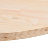 Blat stołu, 110x55x2,5 cm, lite drewno sosnowe, owalny