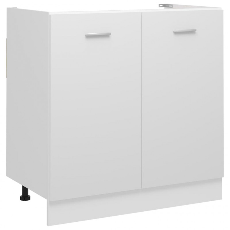 Szafka pod zlewozmywak, biała, 80x46x81,5 cm
