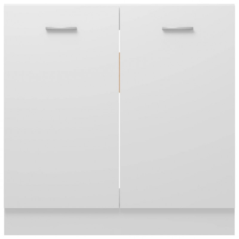 Szafka pod zlewozmywak, biała, 80x46x81,5 cm