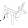 Renifery ozdobne z ciepłym białym LED, 2 szt., 60x30x60 cm