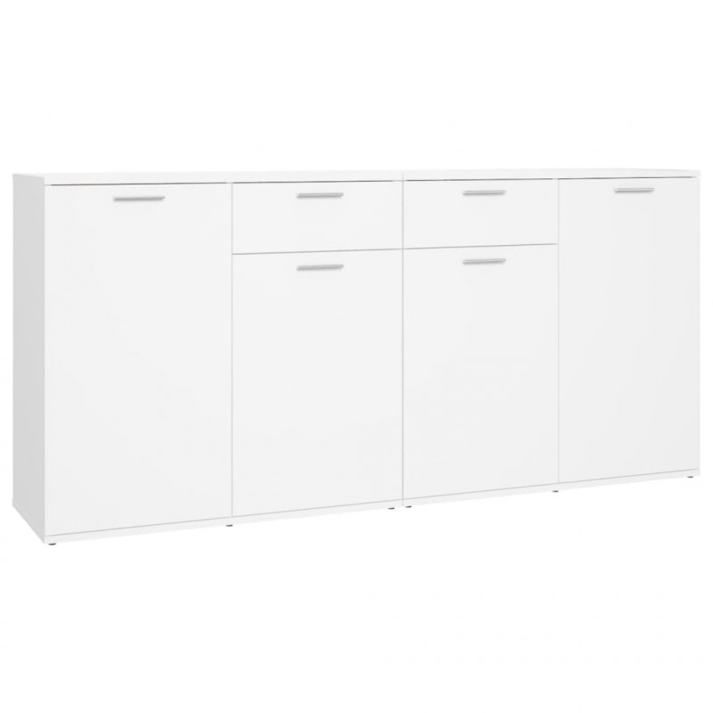 Szafka, biała, 160x36x75 cm, materiał drewnopochodny