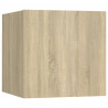 Szafka nocna, dąb sonoma 30,5x30x30 cm, materiał drewnopochodny