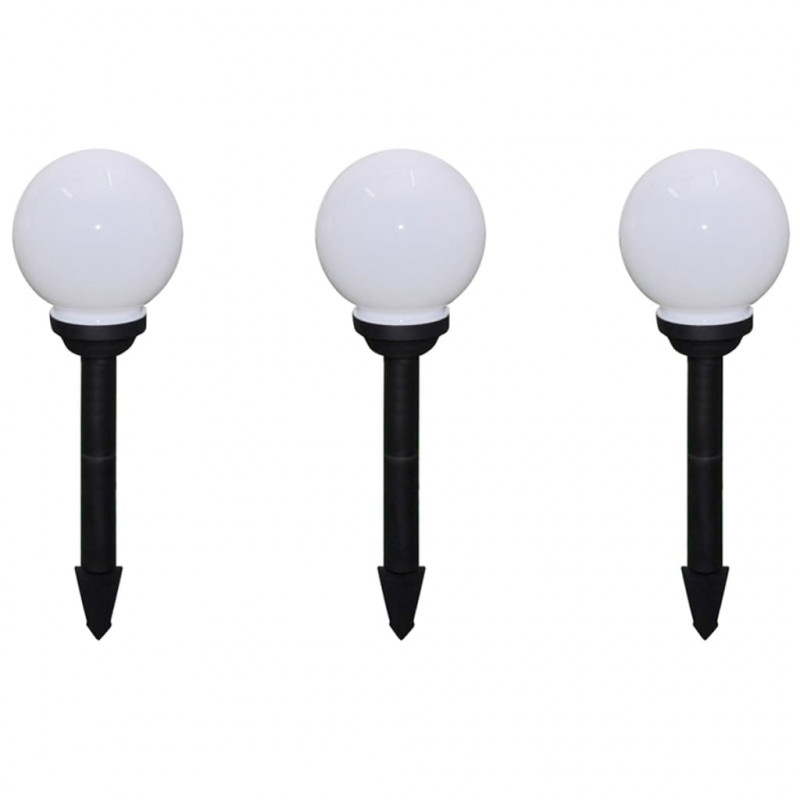 Lampy do oświetlenia ścieżki, 6 szt, LED, 20 cm, ze szpikulcami