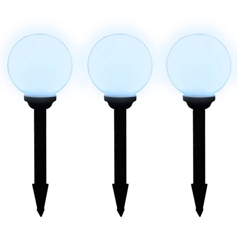 Lampy do oświetlenia ścieżki, 6 szt, LED, 20 cm, ze szpikulcami