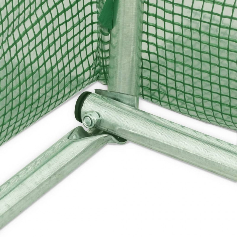 Szklarnia ze stalową ramą, zielona, 36 m², 12x3x2 m
