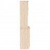 Kredens ALTA, 77x35x165 cm, lite drewno sosnowe