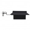Lampy solarne LED do ogrodu, 12 szt., kwadratowe, 12 cm, czarne