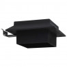 Lampy solarne LED do ogrodu, 12 szt., kwadratowe, 12 cm, czarne
